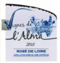Rosé de Loire par Les Vignes de l'Alma 2010