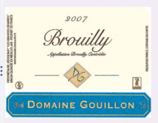 Côtes de Brouilly Vieilles Vignes Gouillon 2009