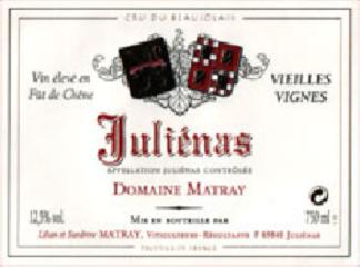 Juliénas Vieilles Vignes Matray 2010