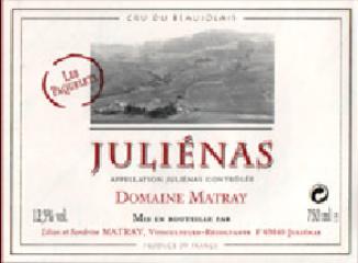 Juliénas "Les Paquelets" Matray 2010 demi